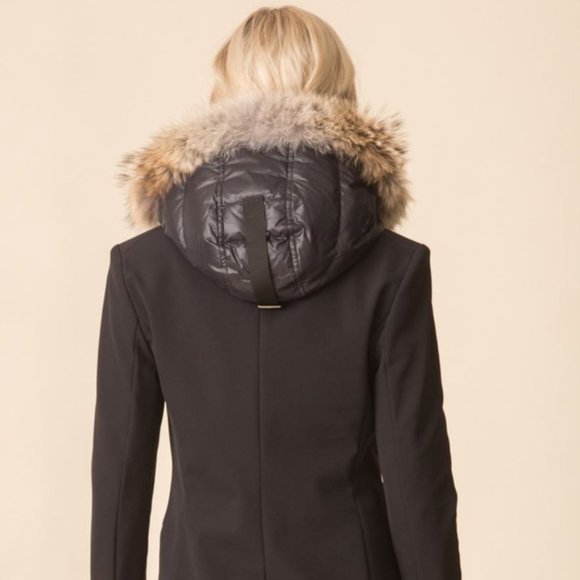 Veronica Beard Fur Lined Hoodie Puffer Vest DICKEY - Picture 2 of 8